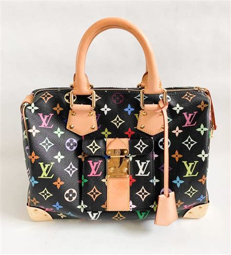 louis vuitton speedy multicolor black|louis vuitton handbags.